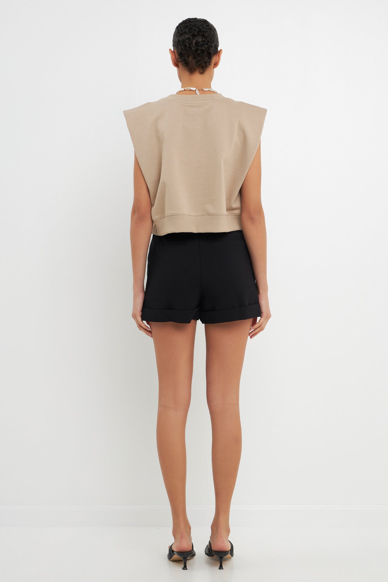 GREY LAB - Tailored Basic Shorts - SHORTS available at Objectrare