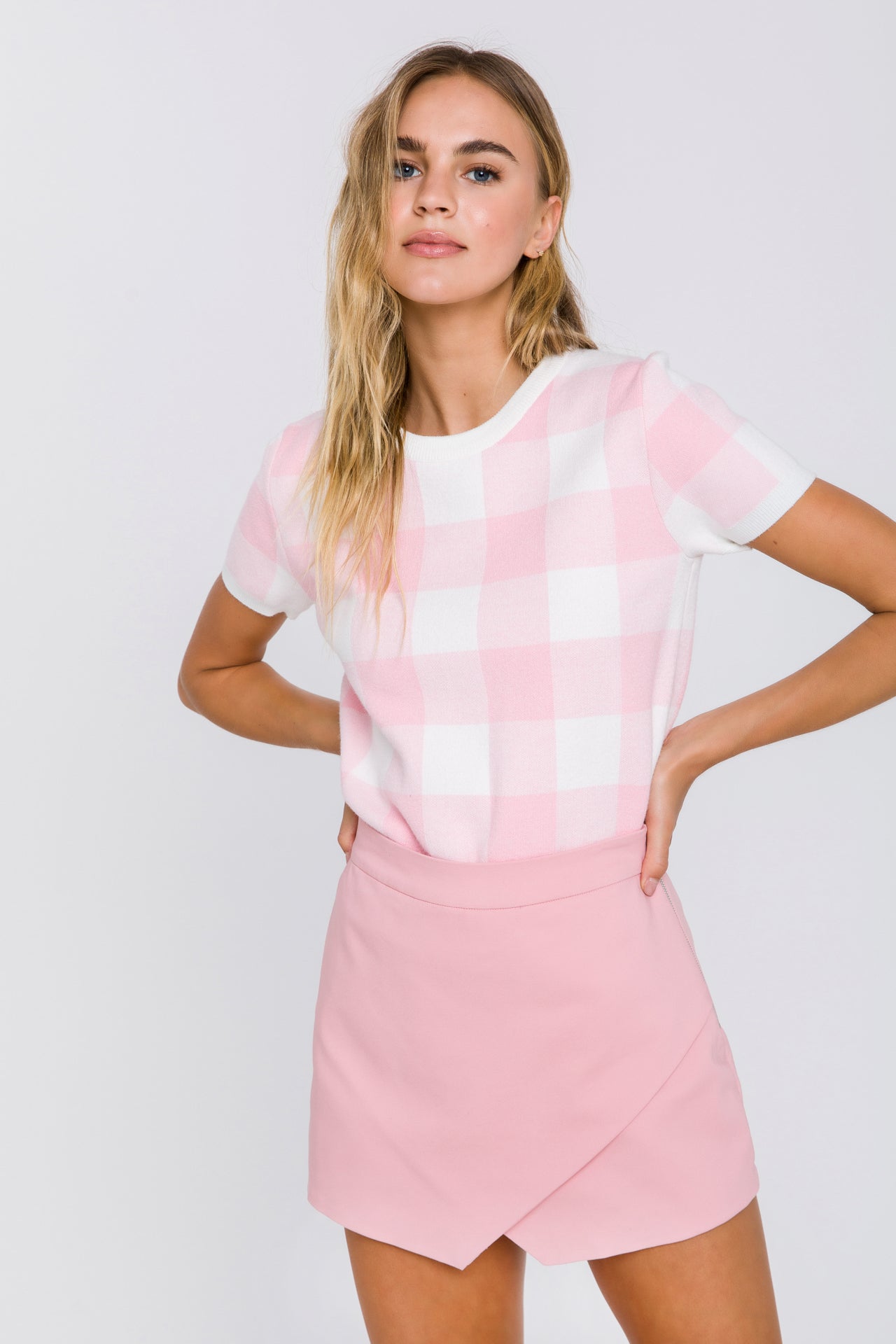 ENGLISH FACTORY - Basic Wrap Skort - SKORTS available at Objectrare