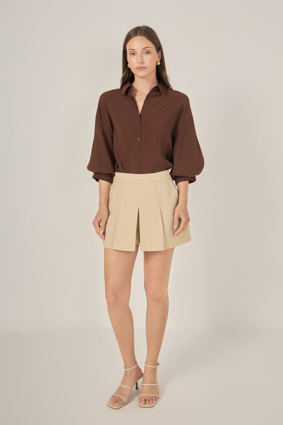 ENGLISH FACTORY - Balloon Sleeve Blouse - SHIRTS & BLOUSES available at Objectrare