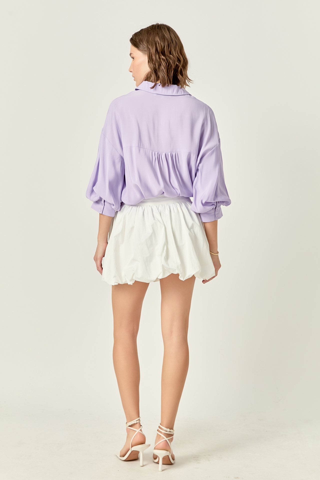 ENGLISH FACTORY - Balloon Sleeve Blouse - SHIRTS & BLOUSES available at Objectrare