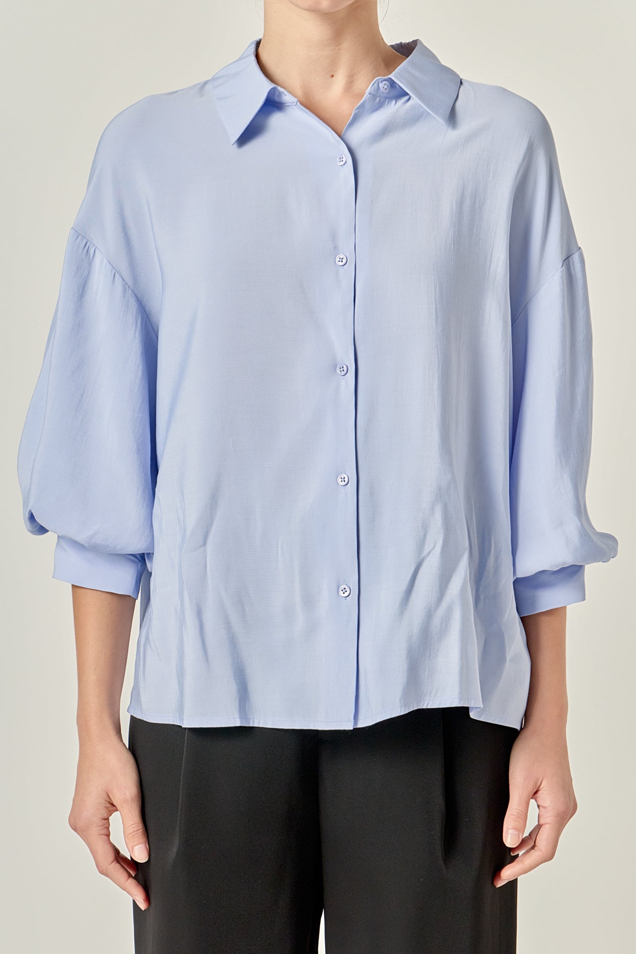 ENGLISH FACTORY - Balloon Sleeve Blouse - TOPS available at Objectrare