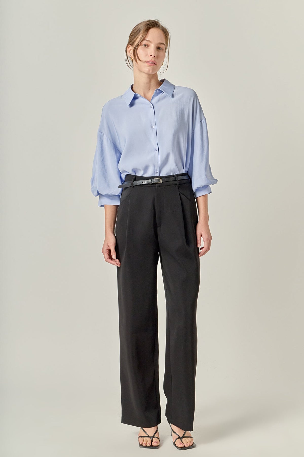 ENGLISH FACTORY - Balloon Sleeve Blouse - TOPS available at Objectrare