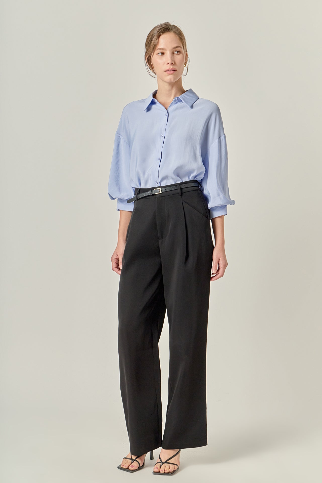 ENGLISH FACTORY - Balloon Sleeve Blouse - TOPS available at Objectrare