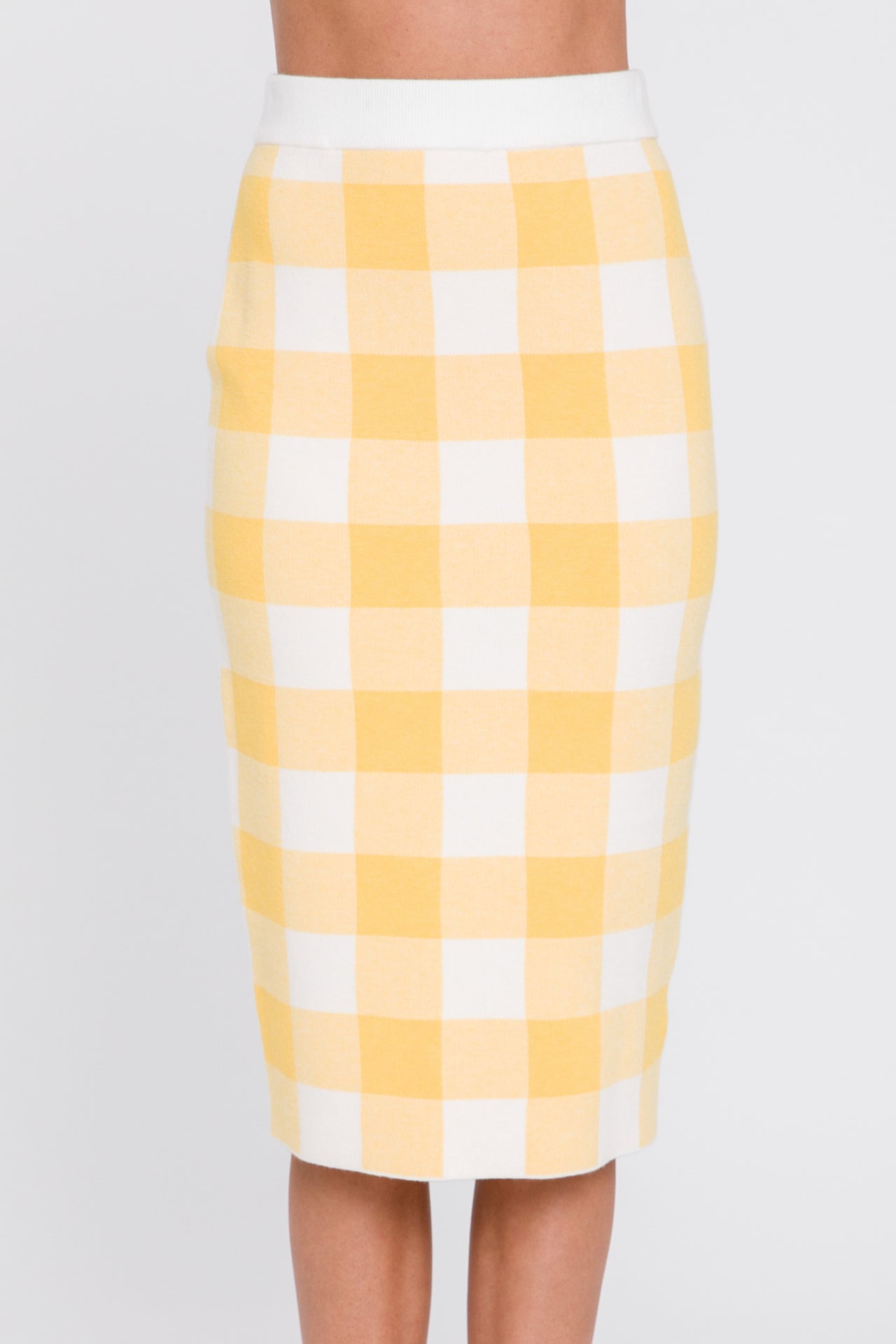 ENGLISH FACTORY - Multi Gingham Pencil Skirt - SKIRTS available at Objectrare