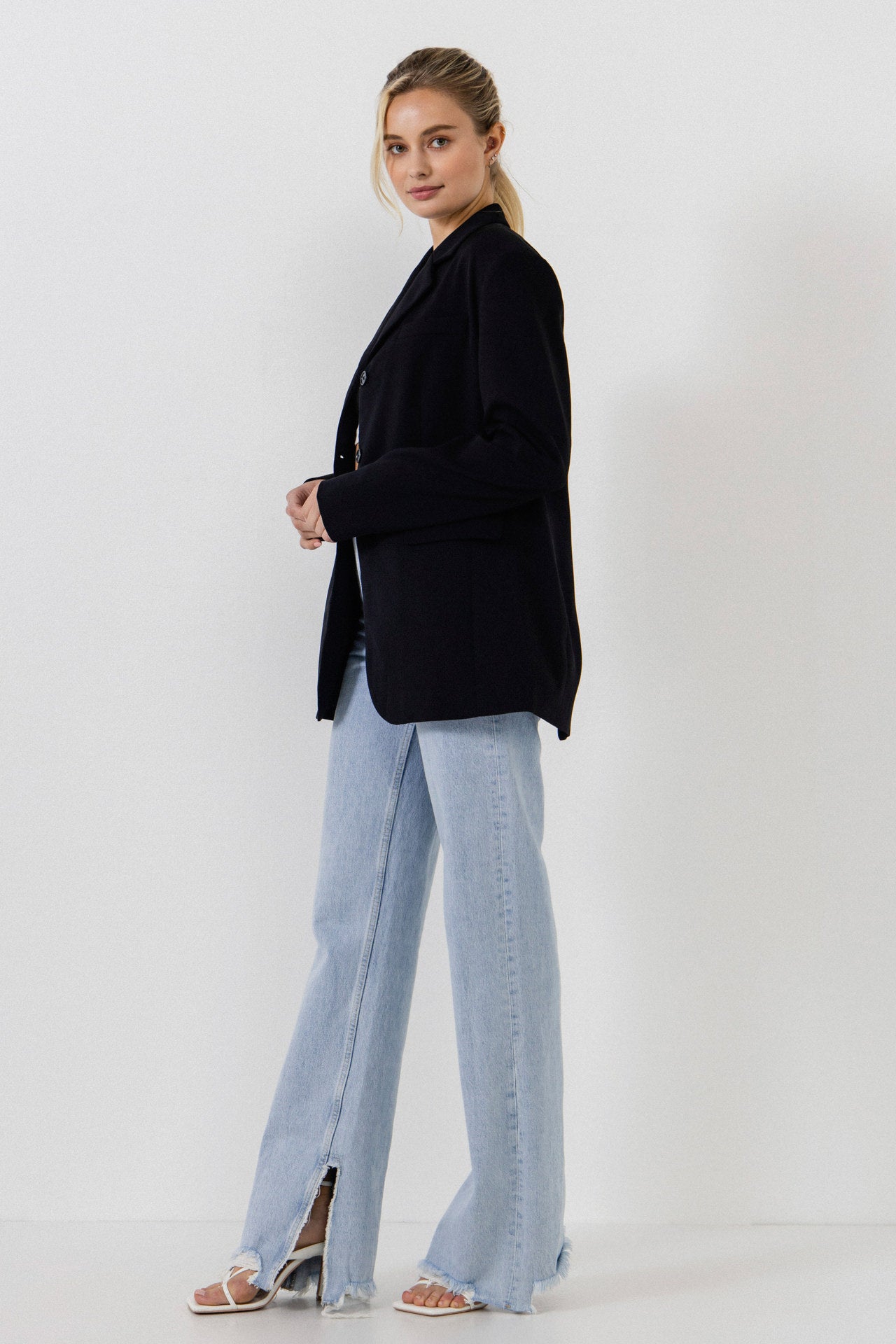 ENDLESS ROSE - Blazer With Buttons - BLAZERS available at Objectrare