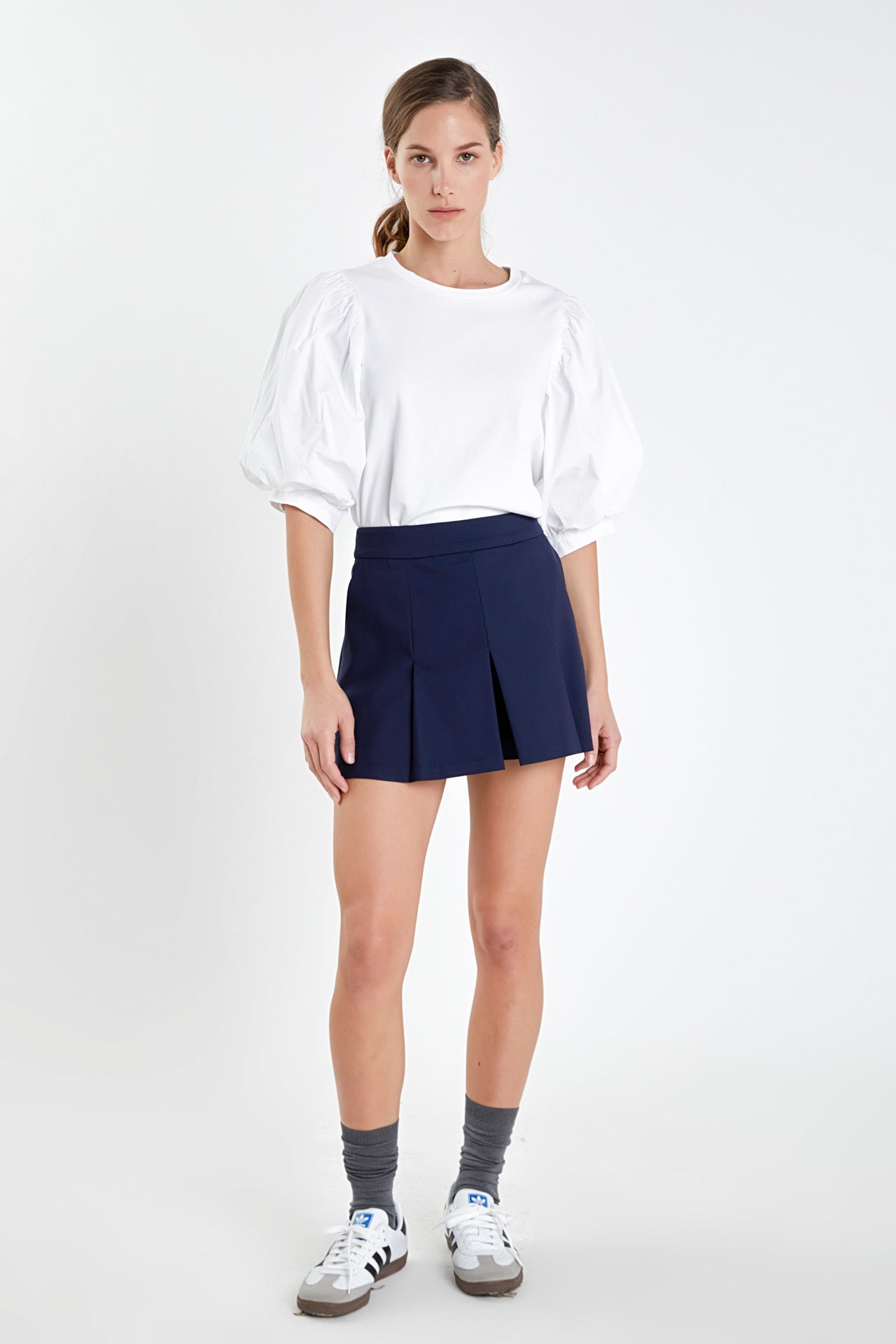 ENGLISH FACTORY - Poplin Sleeve Combo T-shirts - T-SHIRTS available at Objectrare