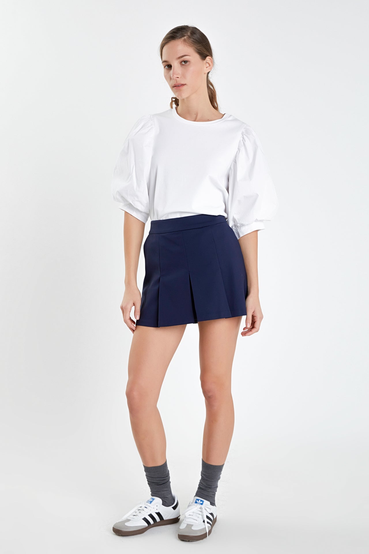 ENGLISH FACTORY - Poplin Sleeve Combo T-shirts - T-SHIRTS available at Objectrare