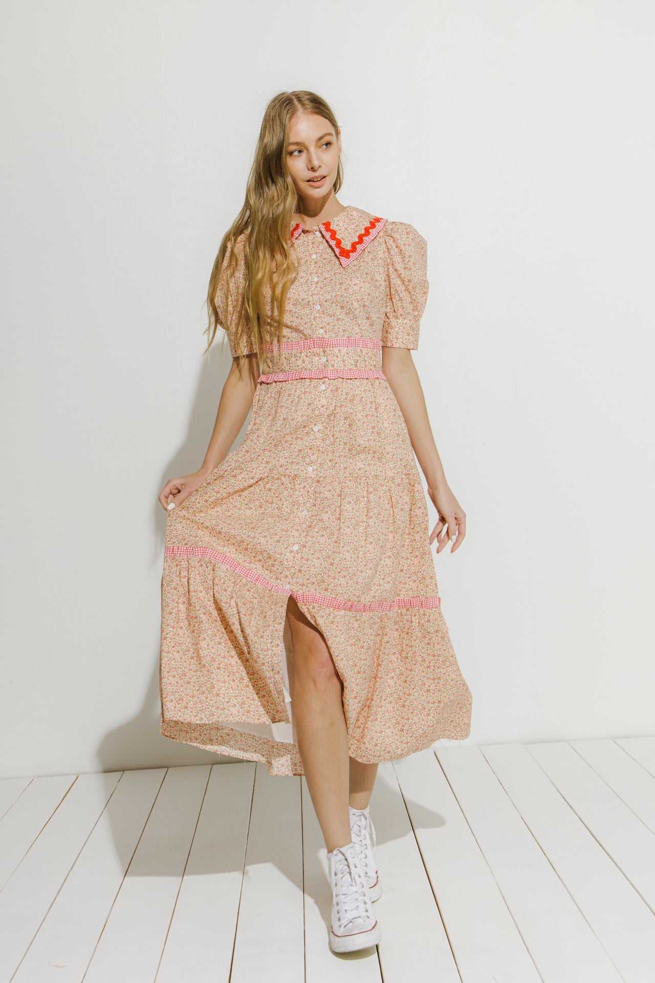 ENGLISH FACTORY - Floral Print Maxi Dress - DRESSES available at Objectrare
