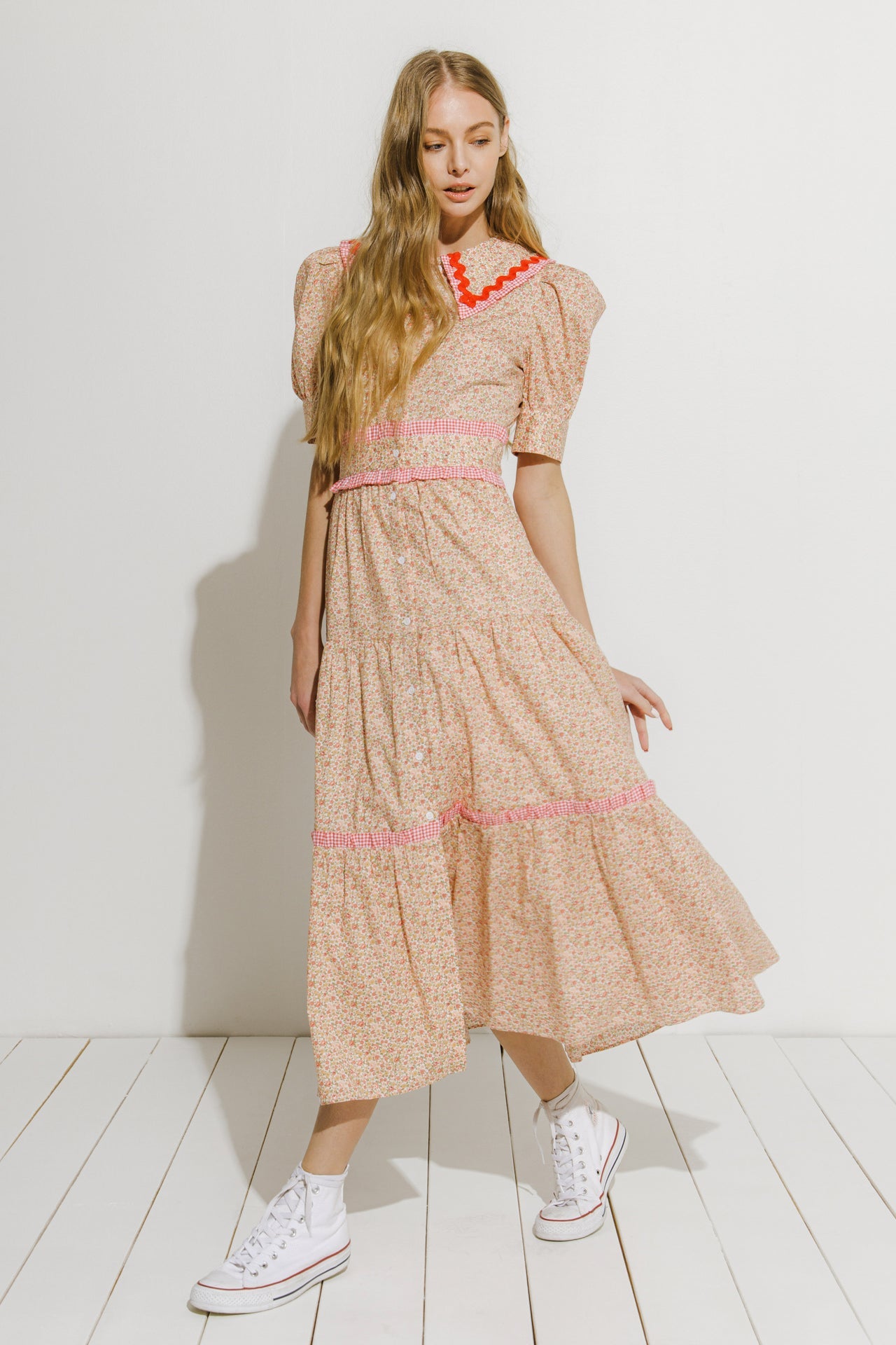ENGLISH FACTORY - Floral Print Maxi Dress - DRESSES available at Objectrare