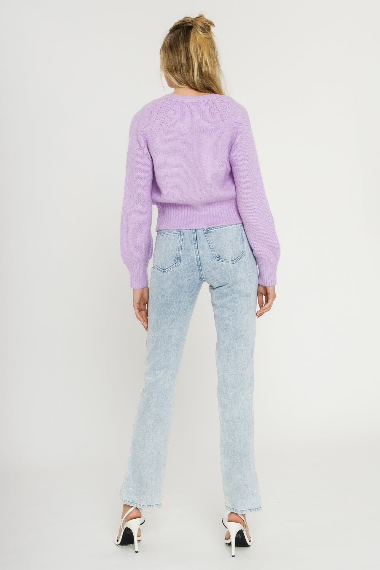 ENGLISH FACTORY - Floral Embroidered Knit Cardigan - CARDIGANS available at Objectrare