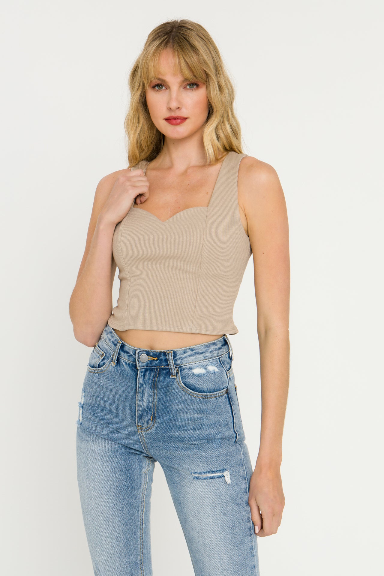 Ribbed 2 Pieces Set Top