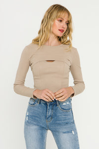 Ribbed 2 Pieces Set Top