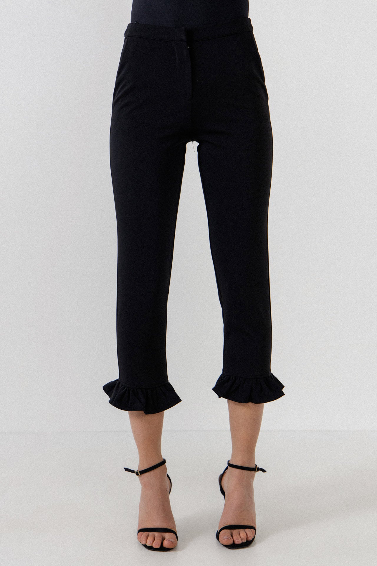 ENDLESS ROSE - Frilled Trousers - PANTS available at Objectrare