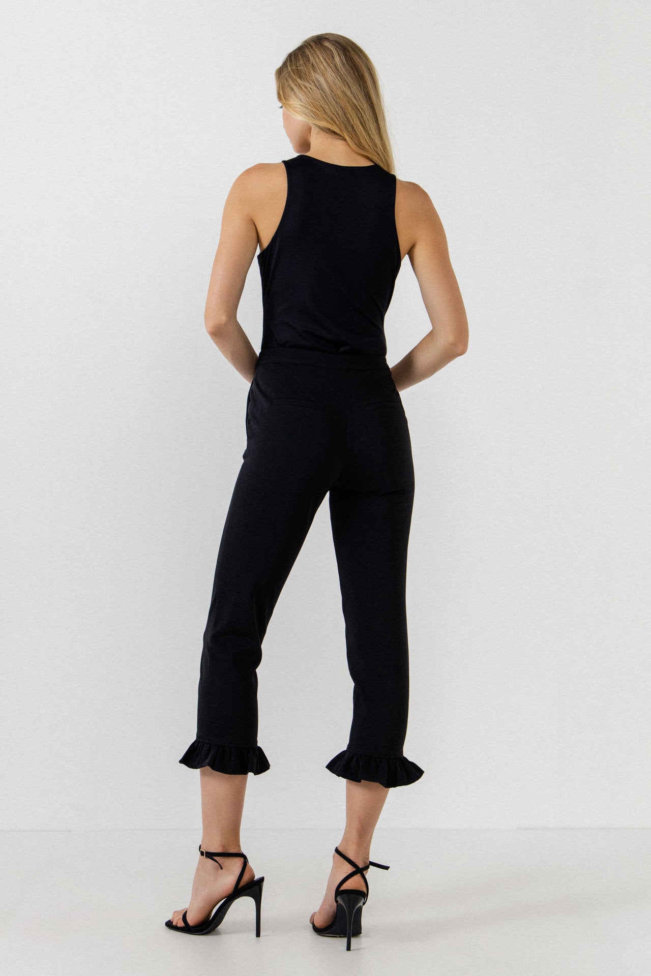 ENDLESS ROSE - Frilled Trousers - PANTS available at Objectrare