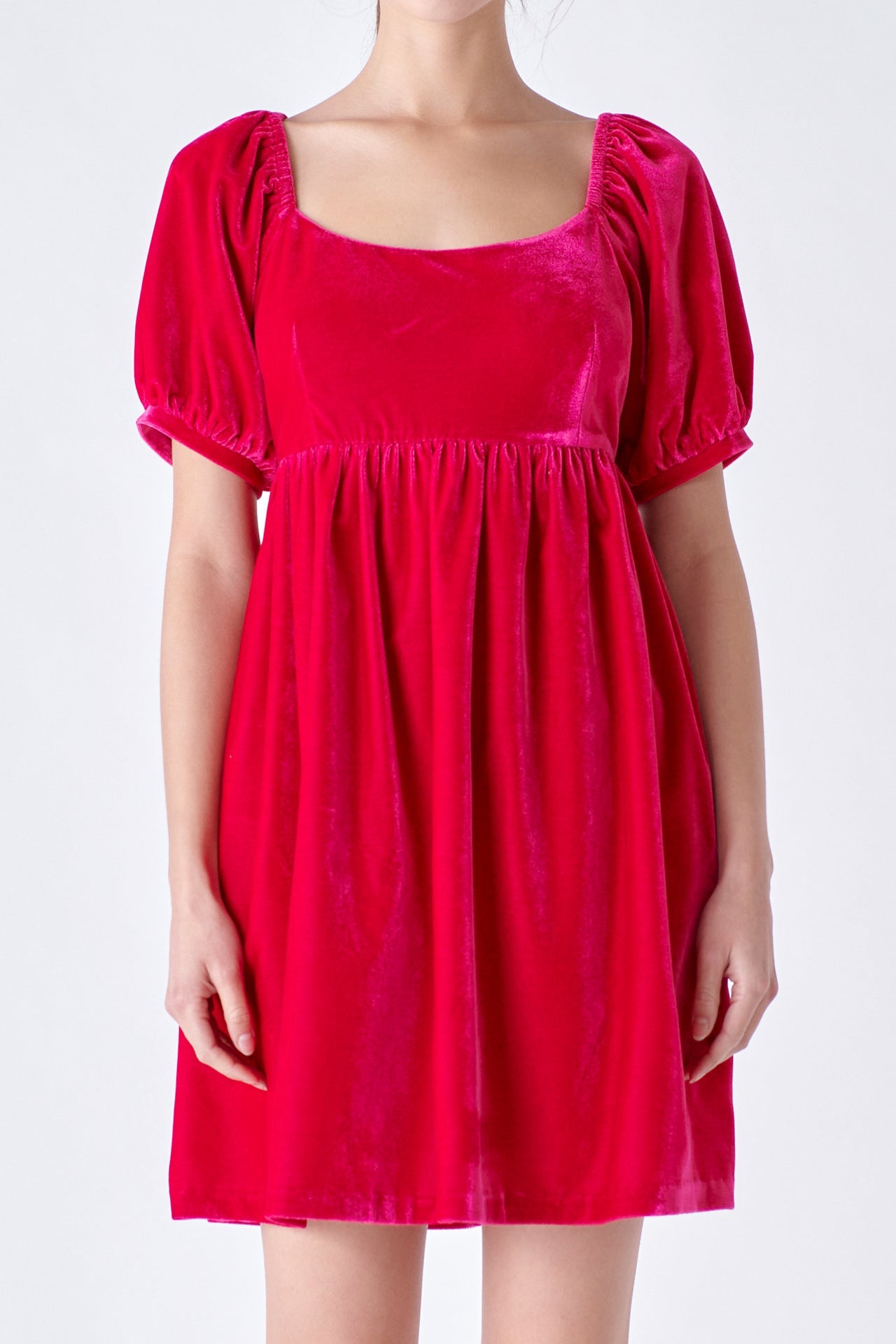 ENGLISH FACTORY - Velvet Scoop Neck Midi Dress - DRESSES available at Objectrare