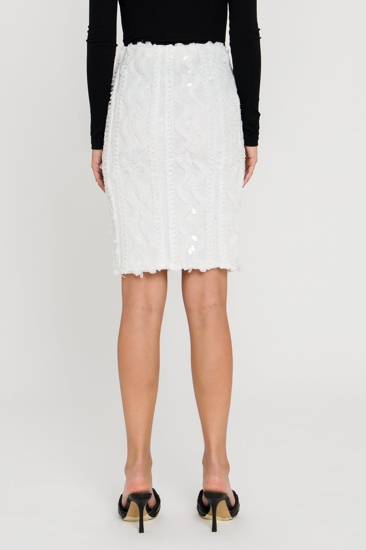 ENDLESS ROSE - Sequins Skirt - SKIRTS available at Objectrare