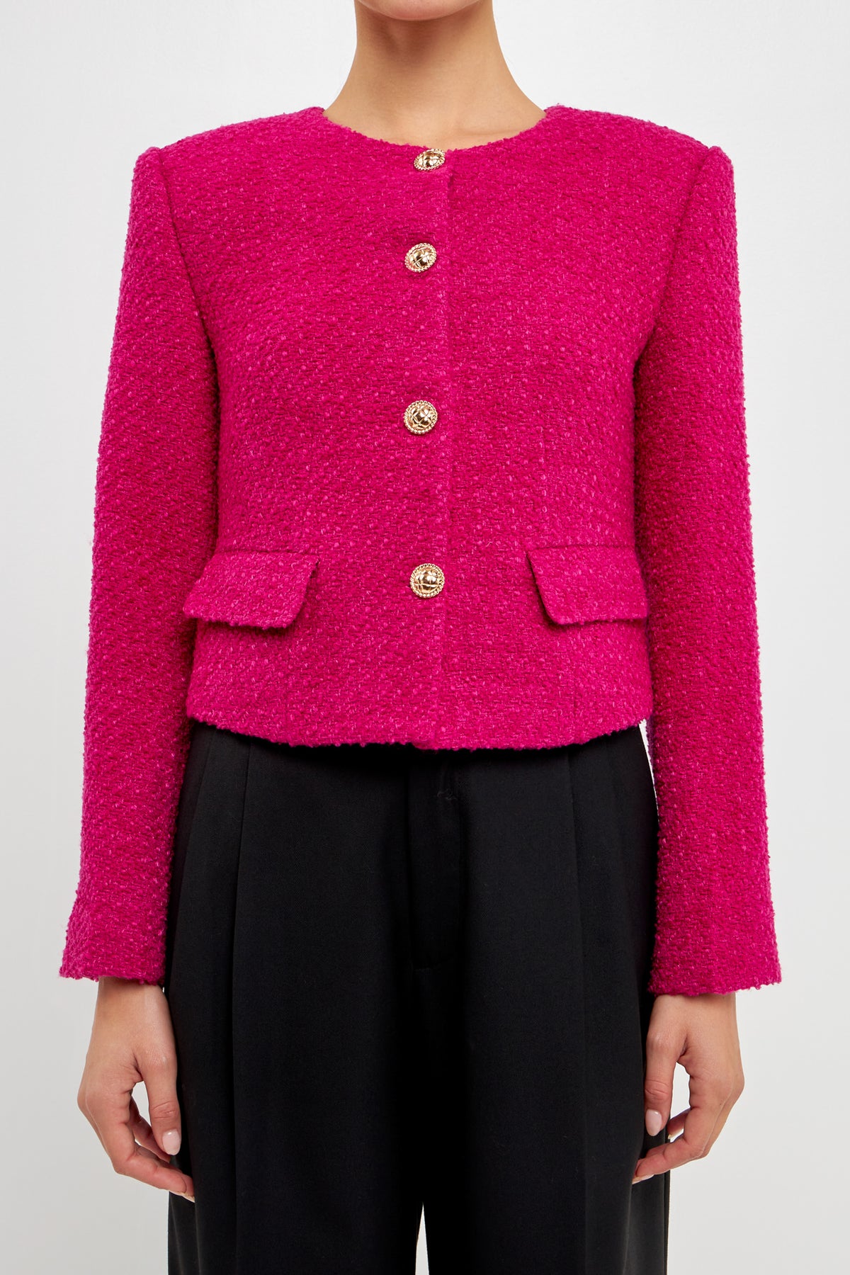 ENDLESS ROSE - Boucle Jacket - JACKETS available at Objectrare