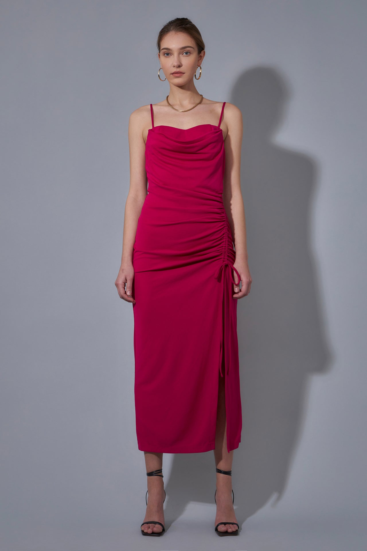 ENDLESS ROSE - Cowl Neck Maxi Dress - DRESSES available at Objectrare