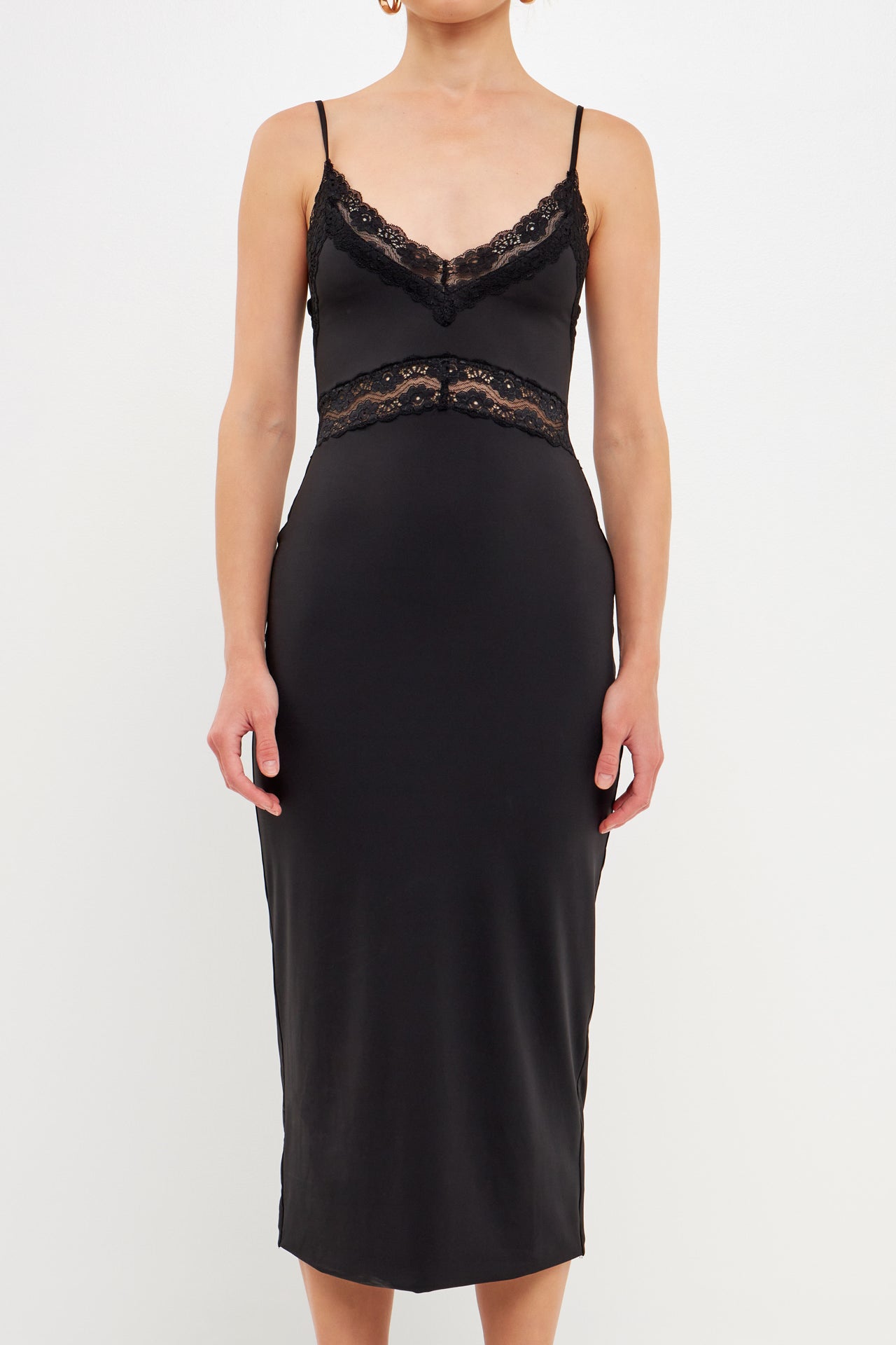 ENDLESS ROSE - Midi Slip Dress - DRESSES available at Objectrare