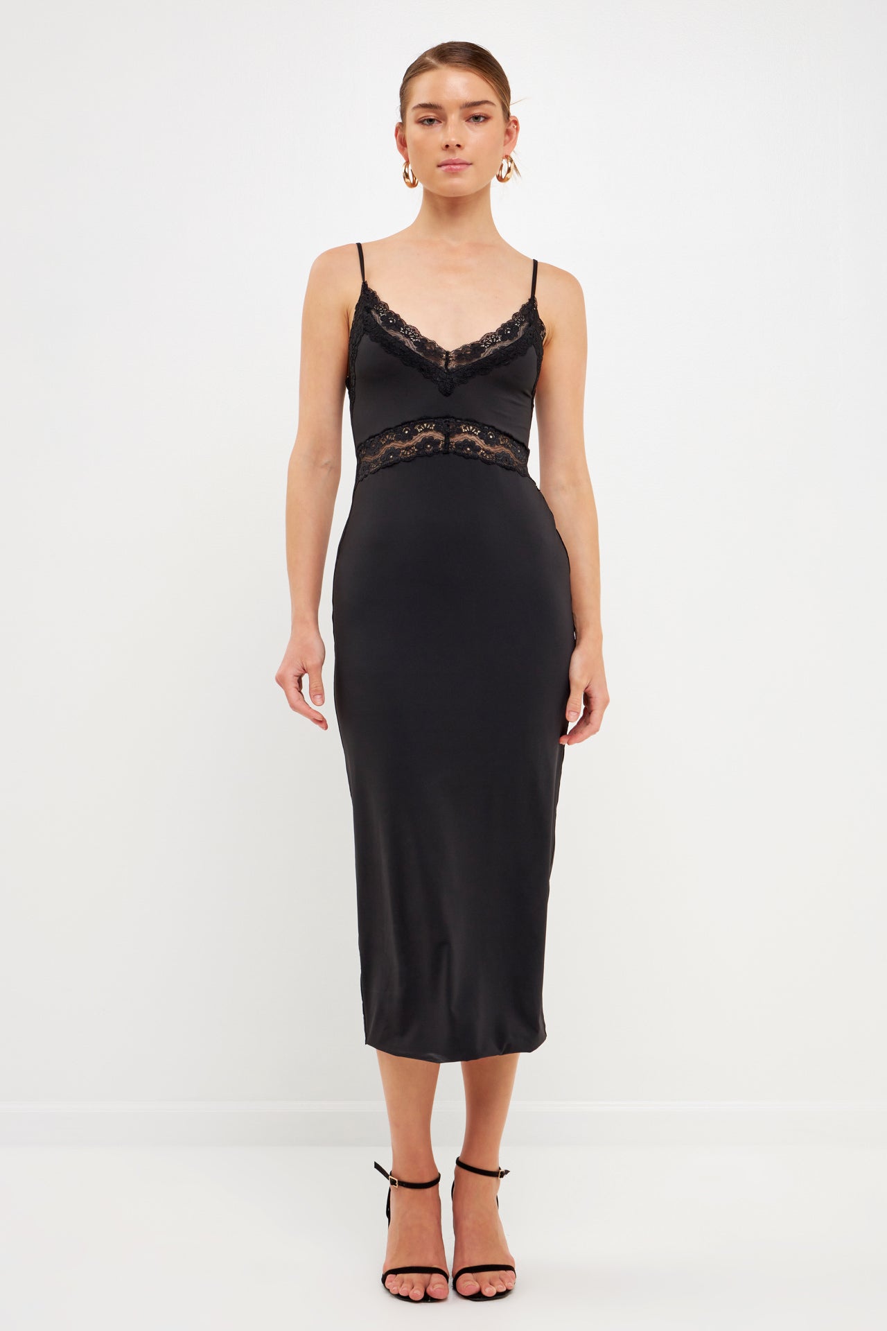 ENDLESS ROSE - Midi Slip Dress - DRESSES available at Objectrare
