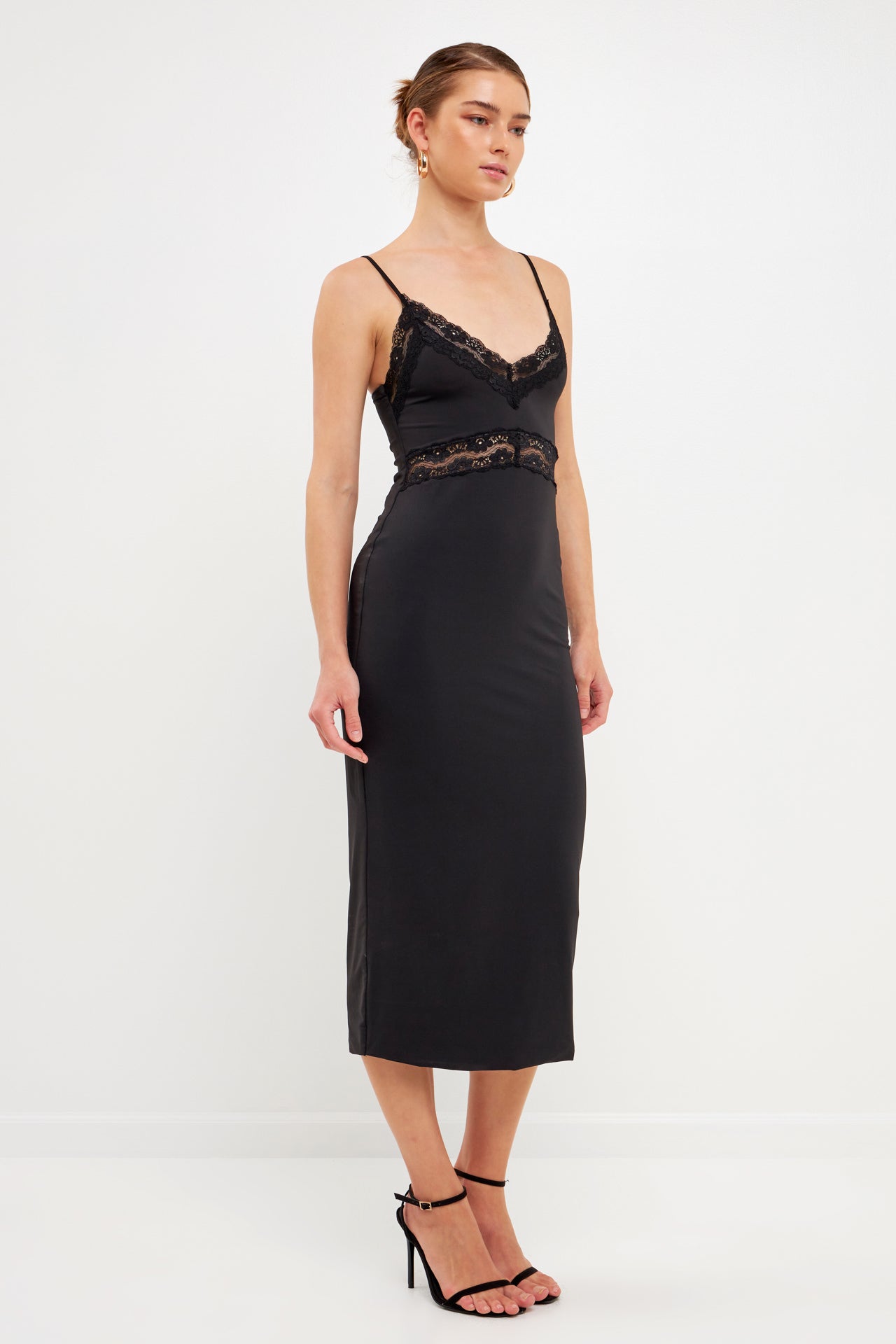 ENDLESS ROSE - Midi Slip Dress - DRESSES available at Objectrare