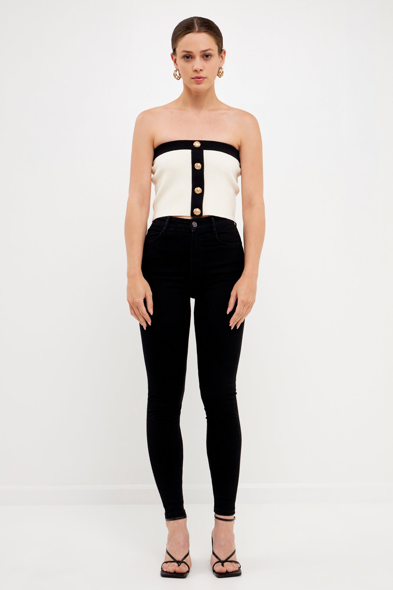 ENDLESS ROSE - Knit Tube Top - TOPS available at Objectrare