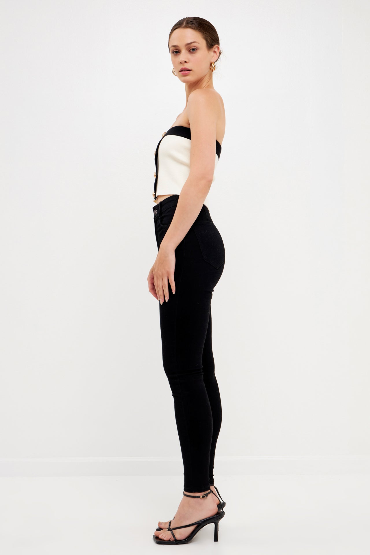 ENDLESS ROSE - Knit Tube Top - TOPS available at Objectrare