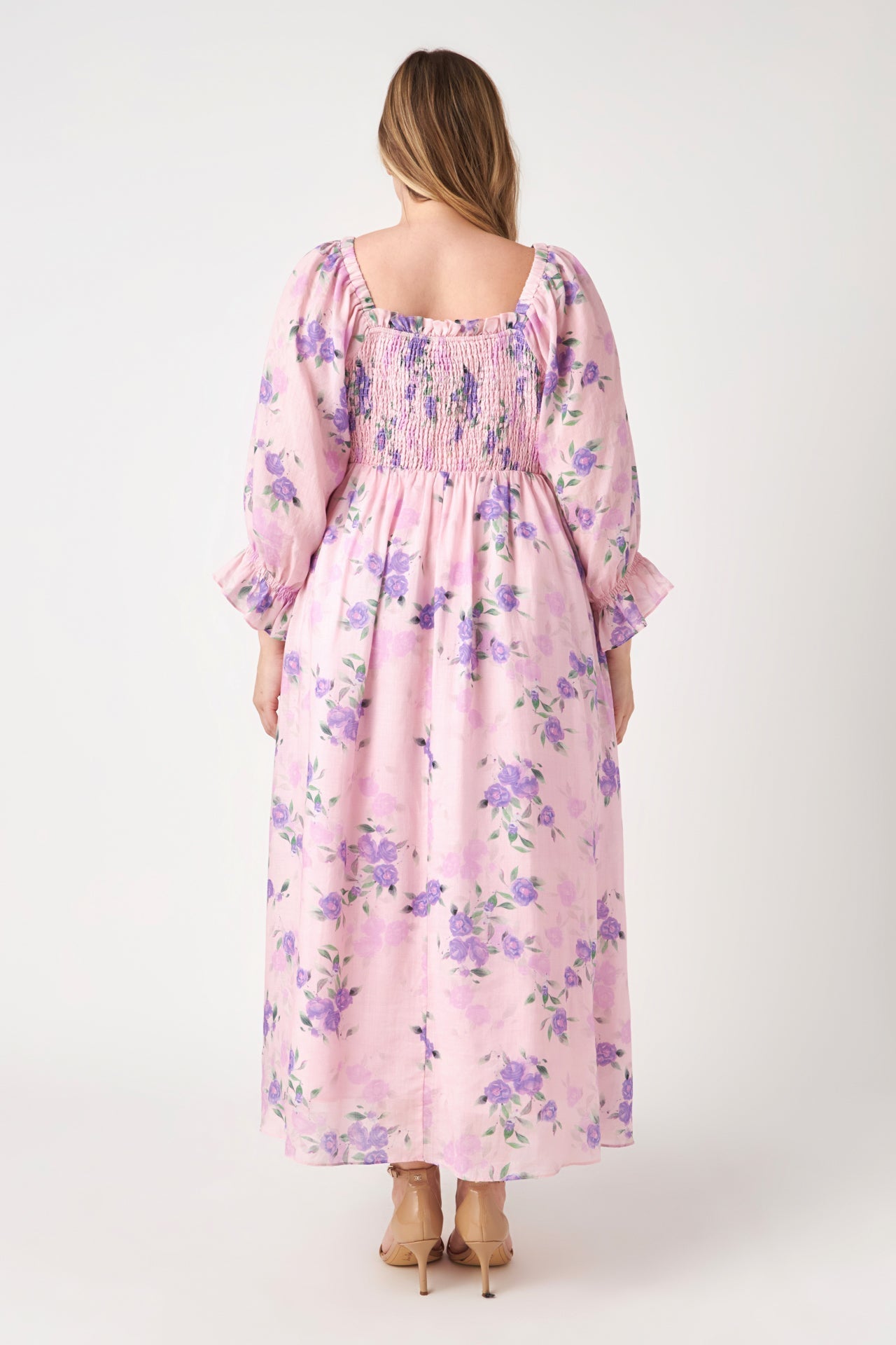 ENGLISH FACTORY - Floral Smocked Maxi Dress - DRESSES available at Objectrare