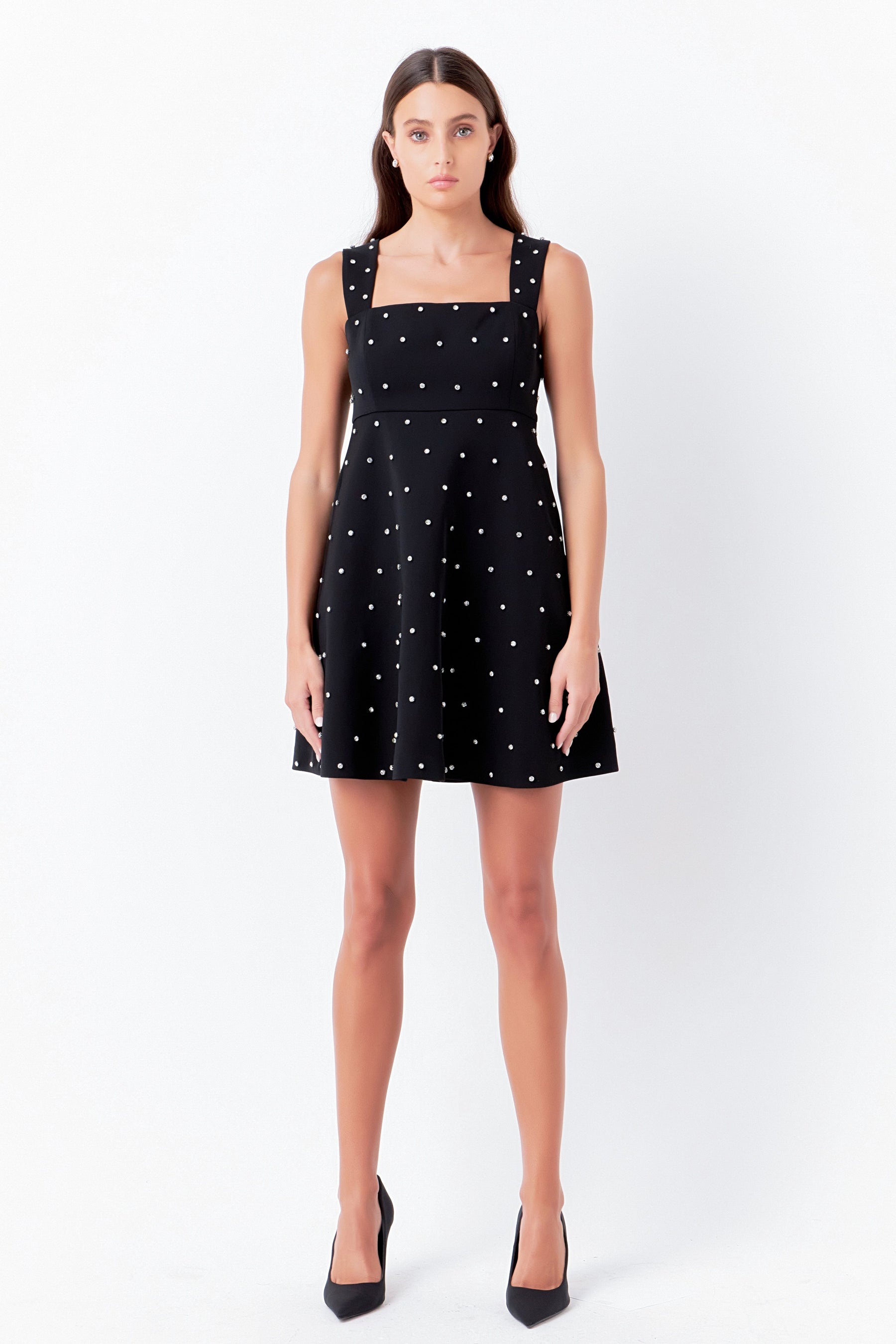 ENDLESS ROSE - Premium Embellished Mini Dress - DRESSES available at Objectrare