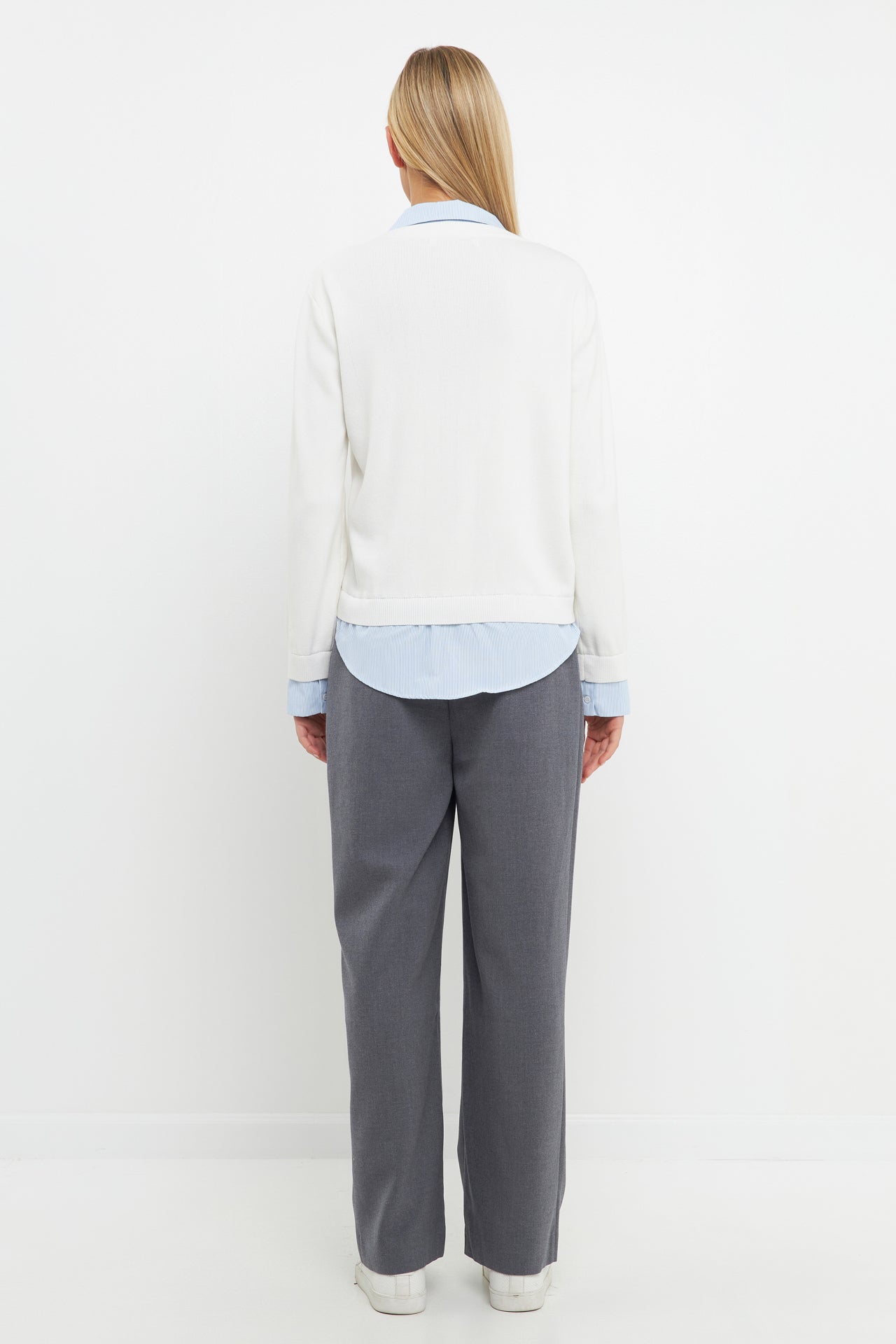 ENGLISH FACTORY - Mixed Media Cardigan - SWEATERS & KNITS available at Objectrare