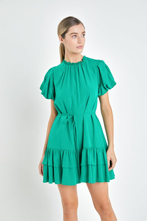 ENGLISH FACTORY - Skinny Belted Mini Dress - DRESSES available at Objectrare