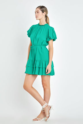 ENGLISH FACTORY - Skinny Belted Mini Dress - DRESSES available at Objectrare