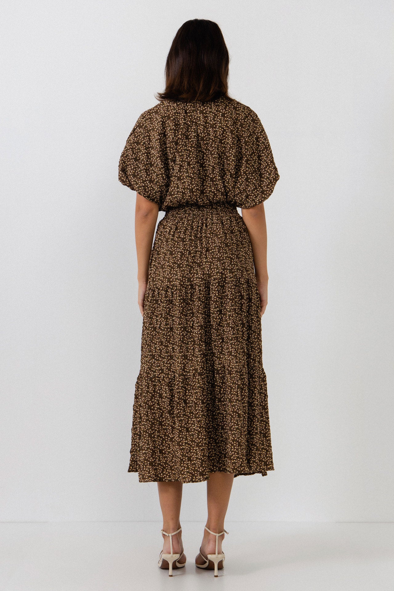 FREE THE ROSES - Tiered Floral Maxi Skirt - SKIRTS available at Objectrare