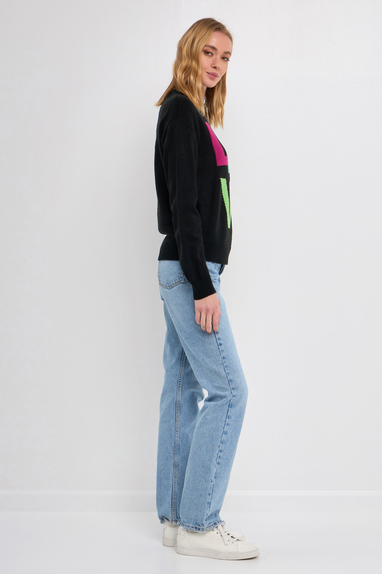 ENGLISH FACTORY - Love Sweater - SWEATERS & KNITS available at Objectrare
