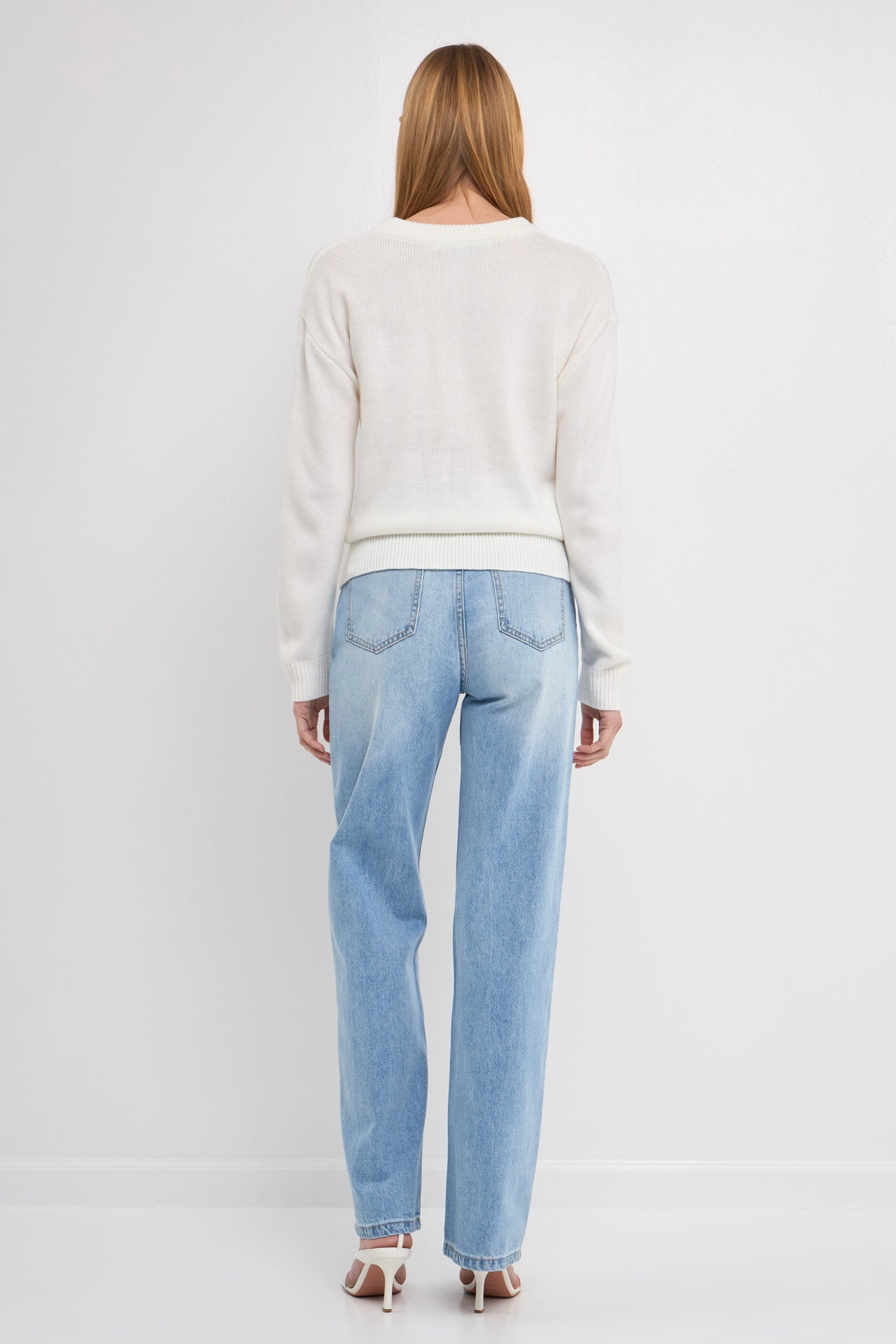 ENGLISH FACTORY - Love Sweater - SWEATERS & KNITS available at Objectrare