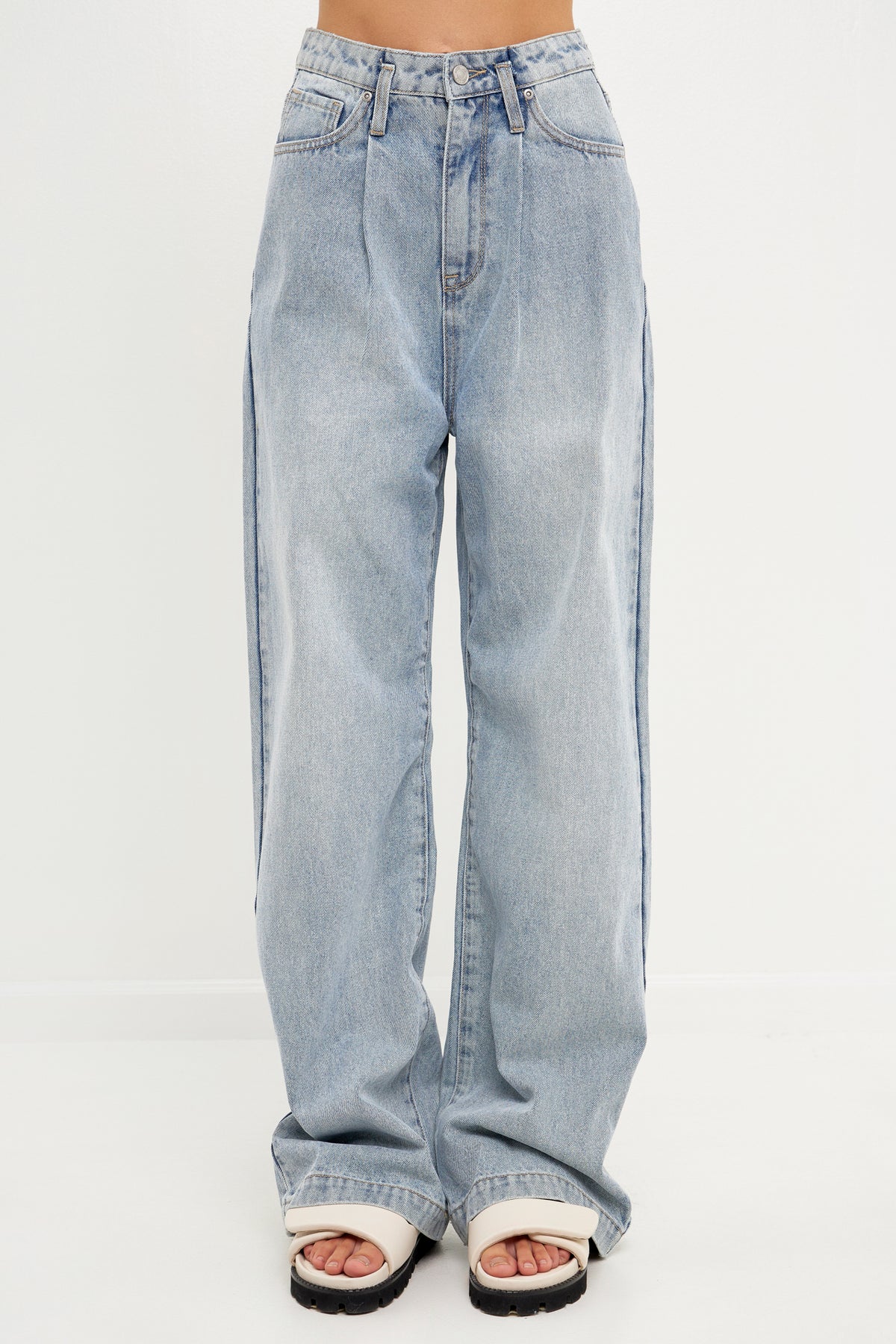 GREY LAB - High Waist Jean - JEANS available at Objectrare