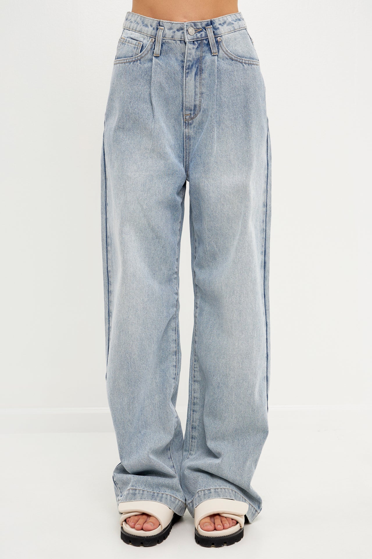GREY LAB - High Waist Jean - JEANS available at Objectrare