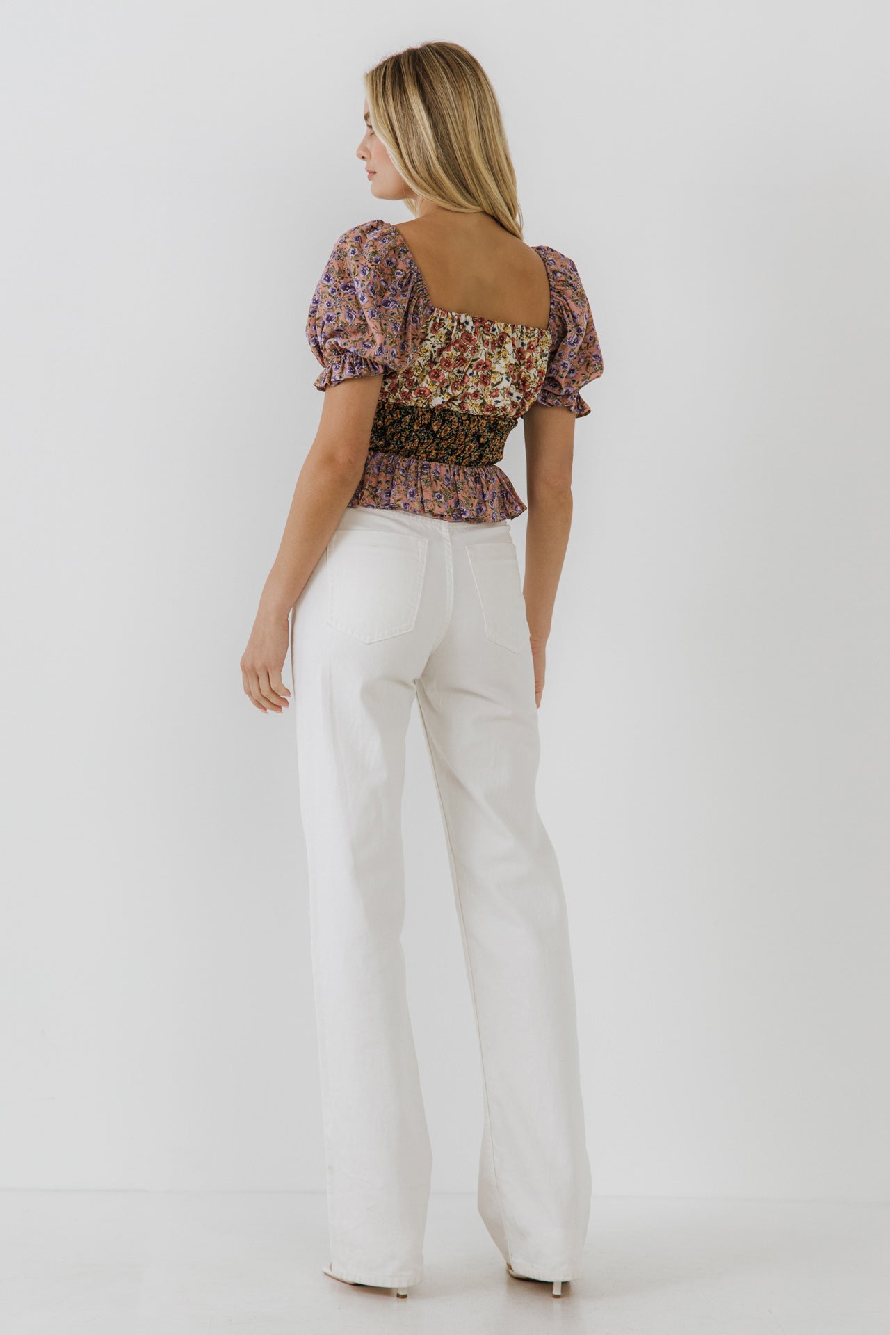 FREE THE ROSES - Floral Multi Color Top - TOPS available at Objectrare