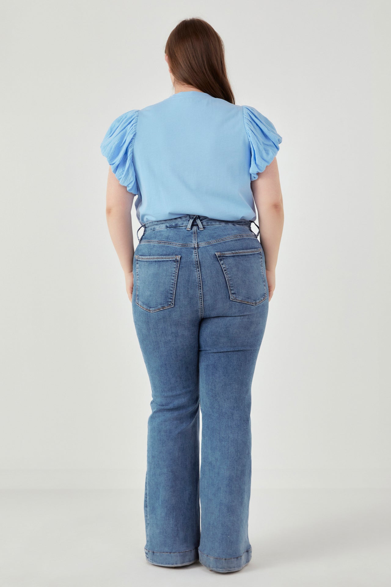 ENGLISH FACTORY - Mixed Media T-shirt Plus Size - TOPS available at Objectrare