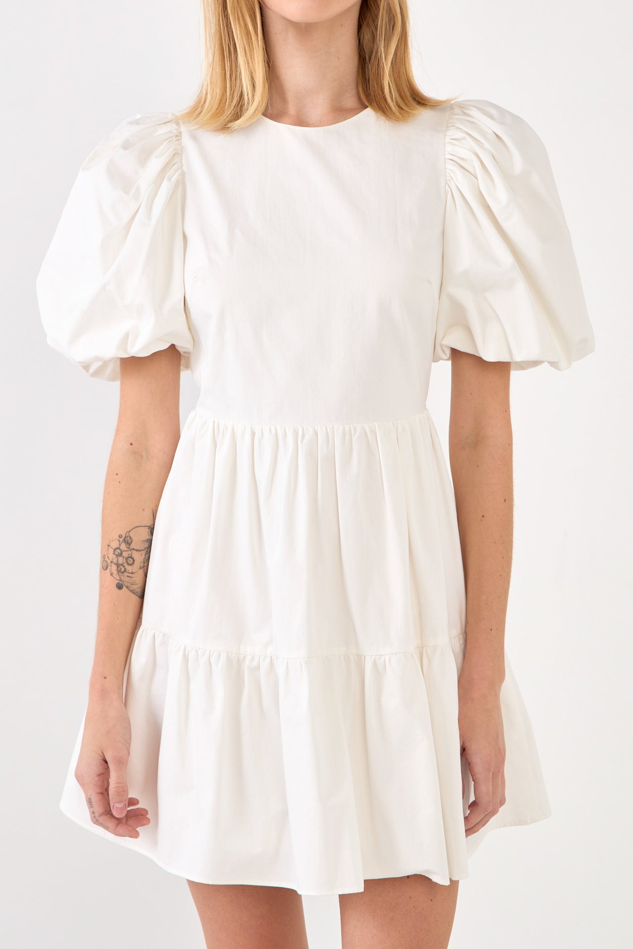ENDLESS ROSE - Cut-out at Back Detail Mini Dress - DRESSES available at Objectrare