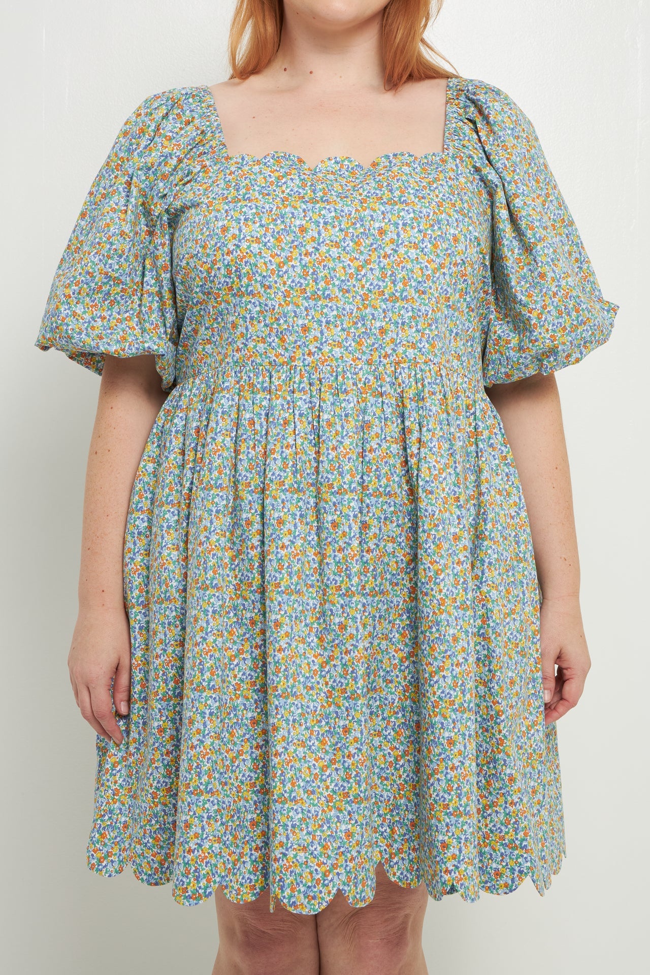 ENGLISH FACTORY - Scalloped Detail Dress - DRESSES available at Objectrare