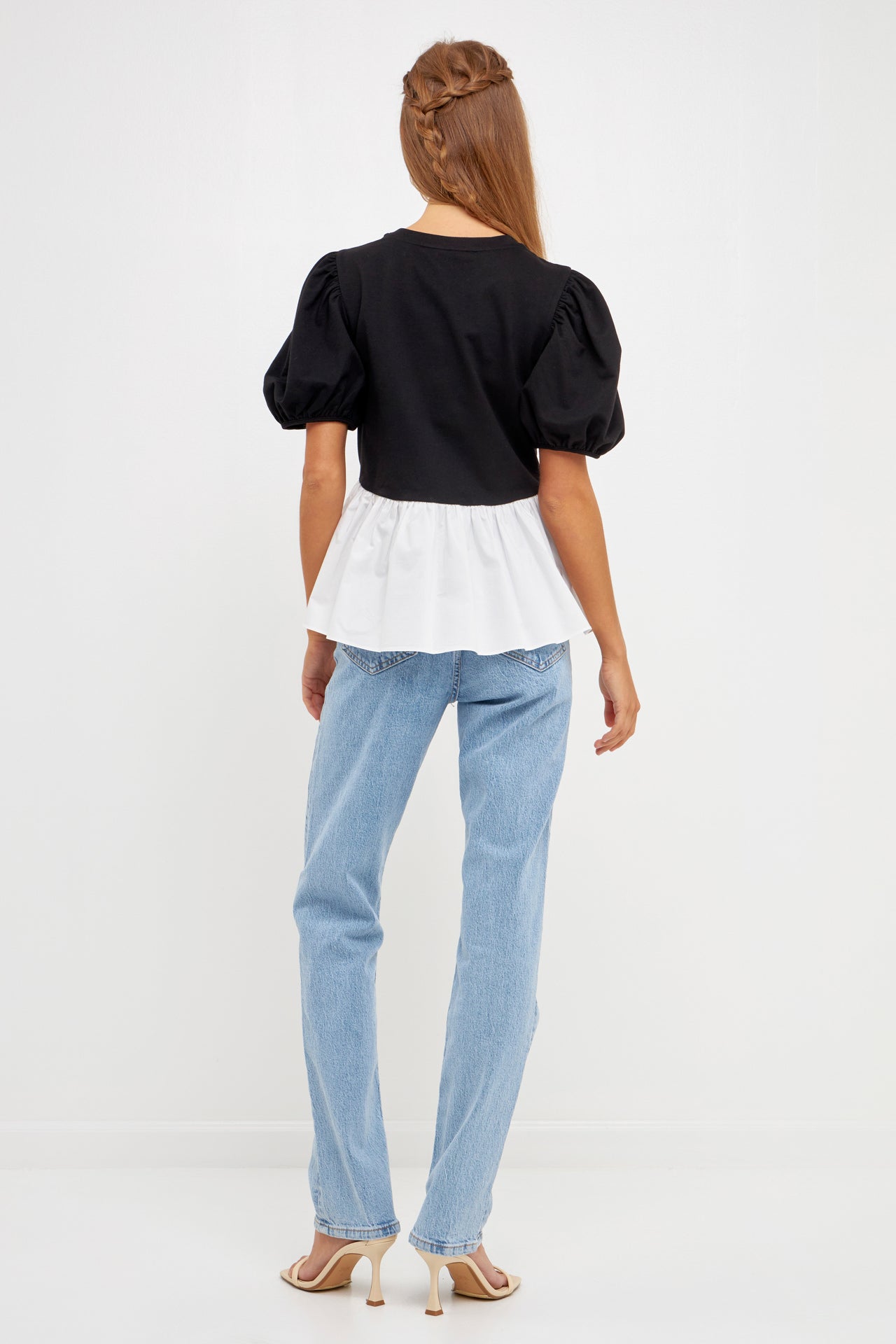 ENGLISH FACTORY - Mixed Media Top - TOPS available at Objectrare