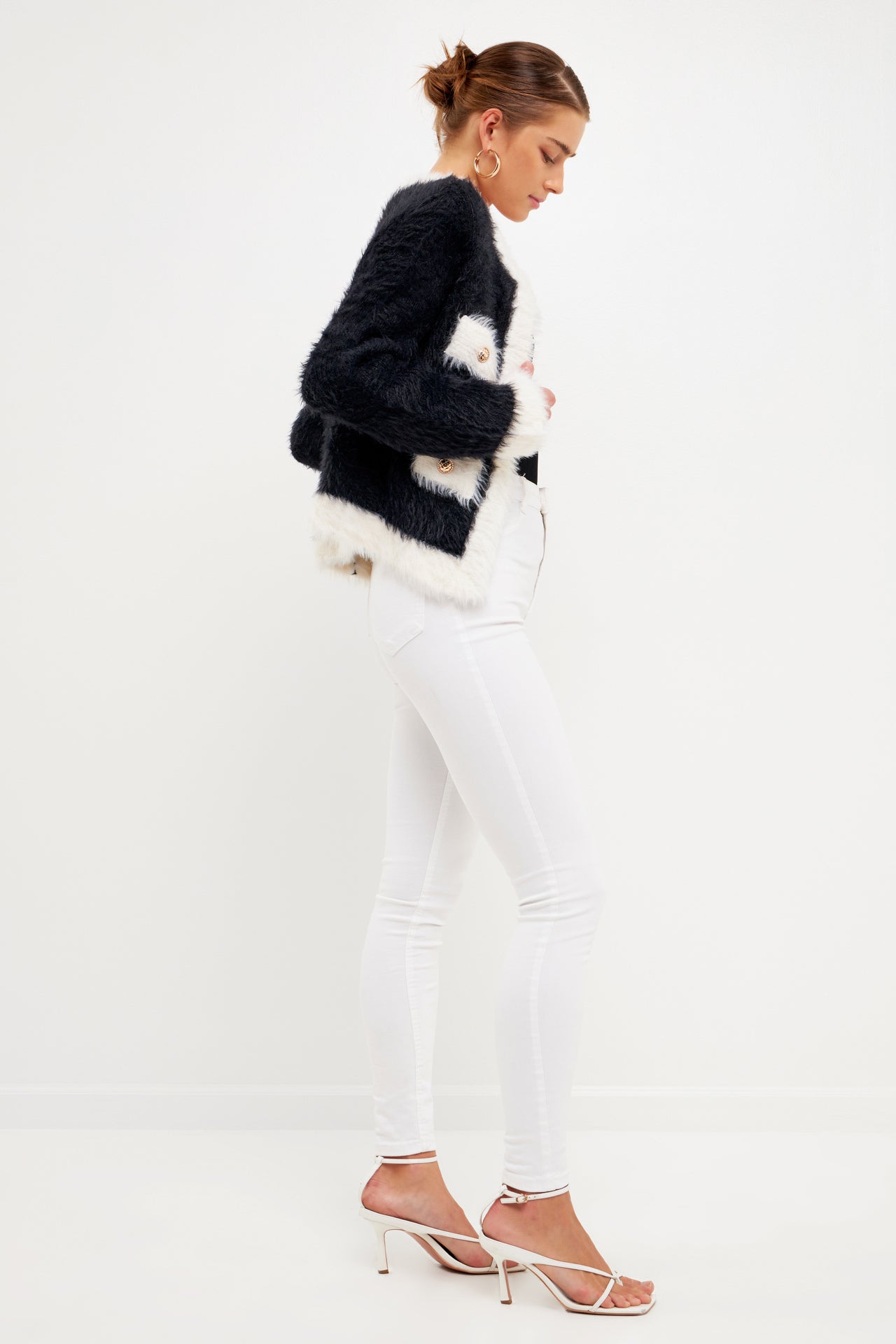 ENDLESS ROSE - Fuzzy Cardigan - CARDIGANS available at Objectrare