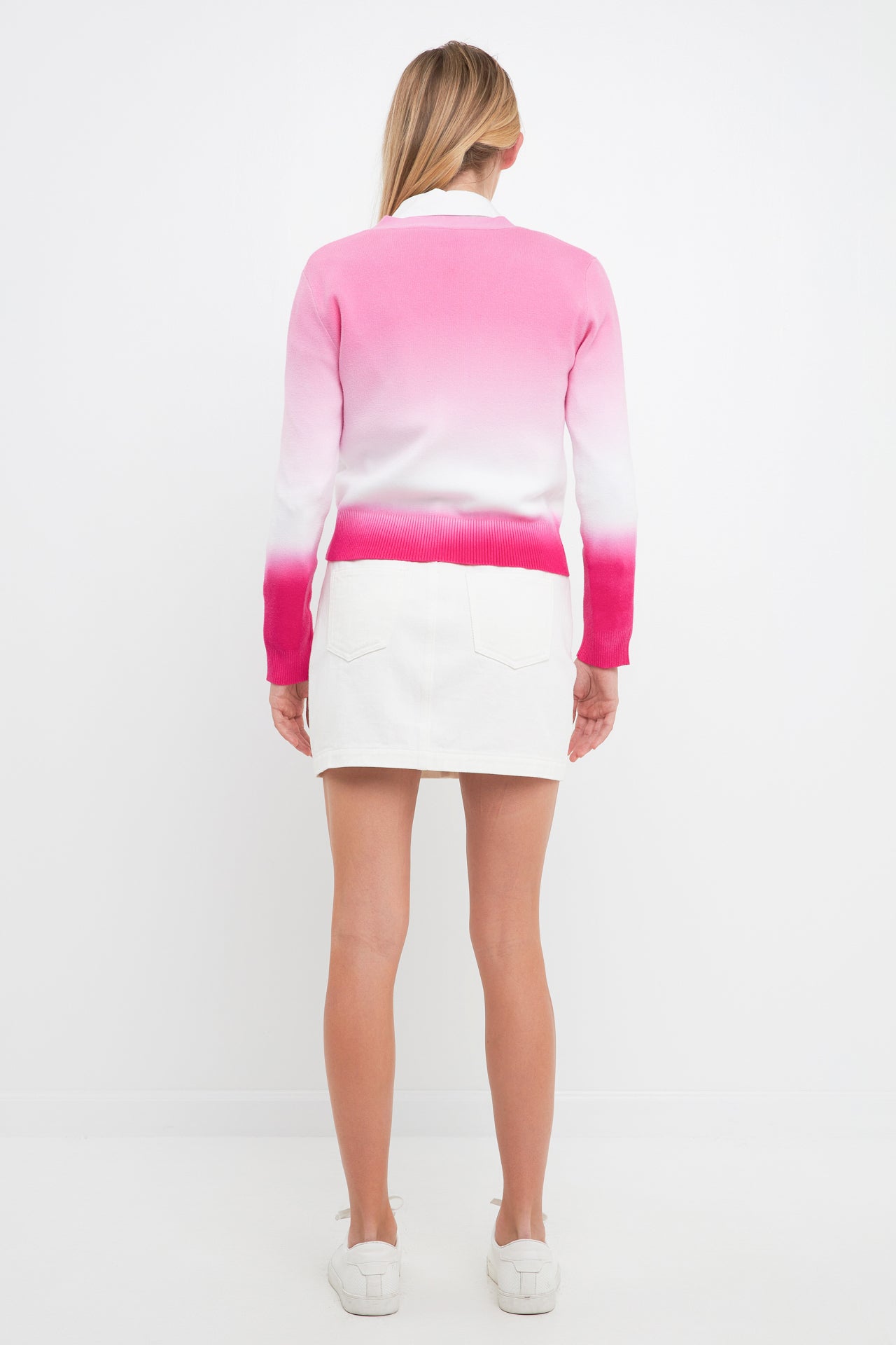 ENGLISH FACTORY - Ombre Cardigan - SWEATERS & KNITS available at Objectrare