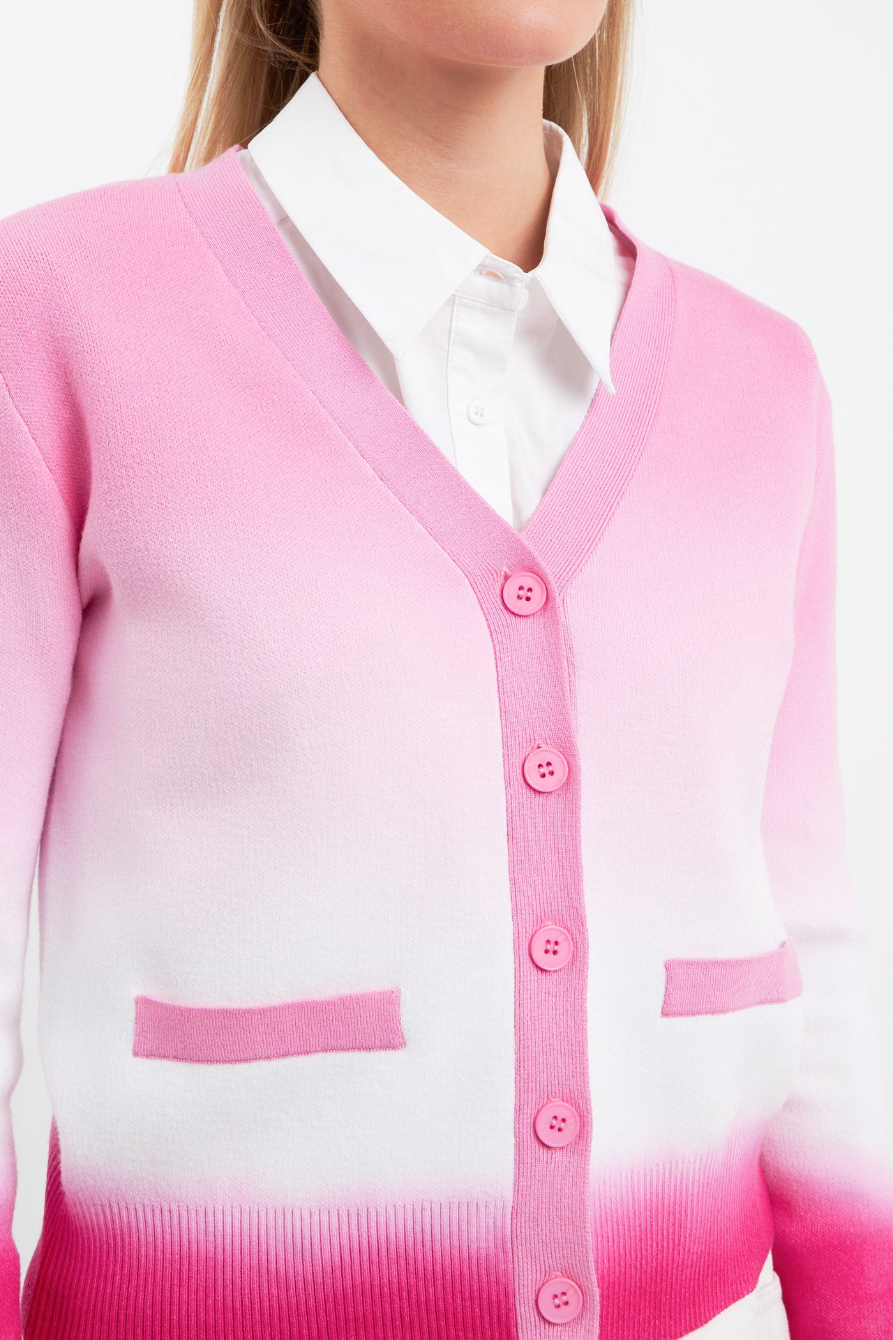 ENGLISH FACTORY - Ombre Cardigan - SWEATERS & KNITS available at Objectrare