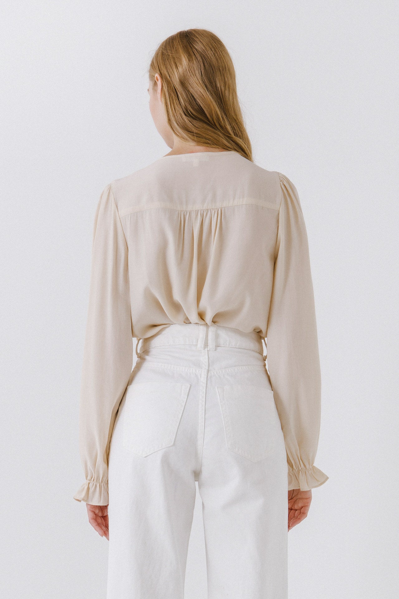 FREE THE ROSES - Ruching Detail Blouse - TOPS available at Objectrare