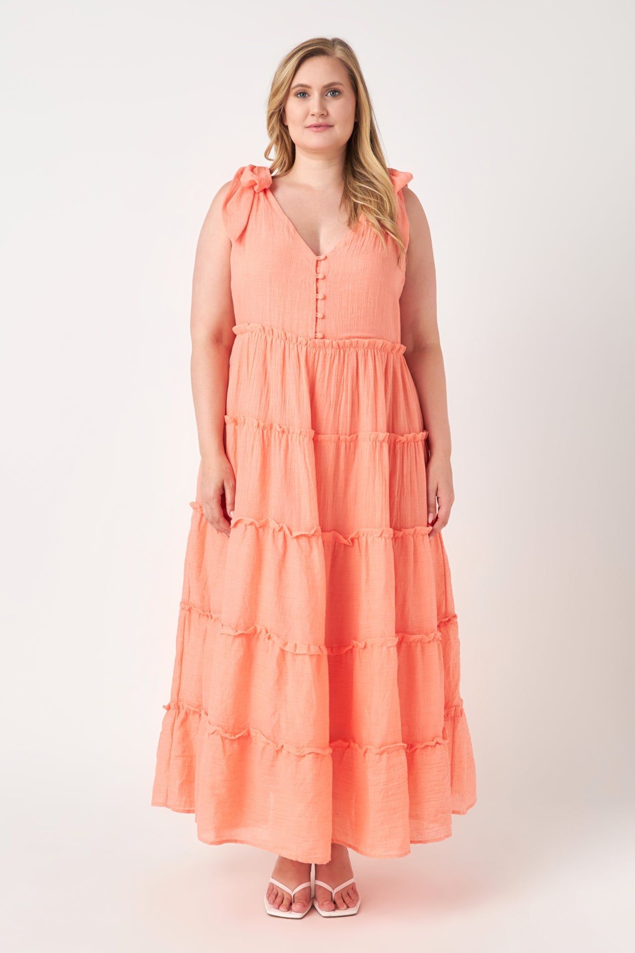 ENGLISH FACTORY - Tiered Maxi Dress - DRESSES available at Objectrare