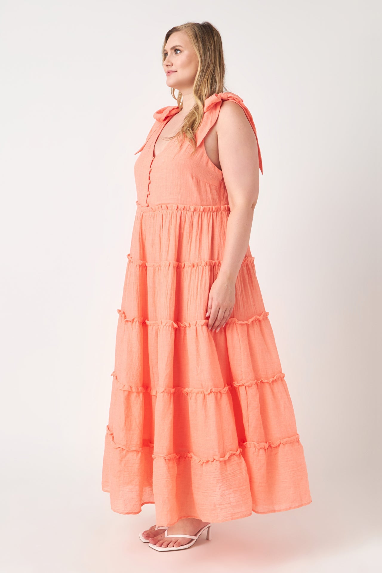 ENGLISH FACTORY - Tiered Maxi Dress - DRESSES available at Objectrare