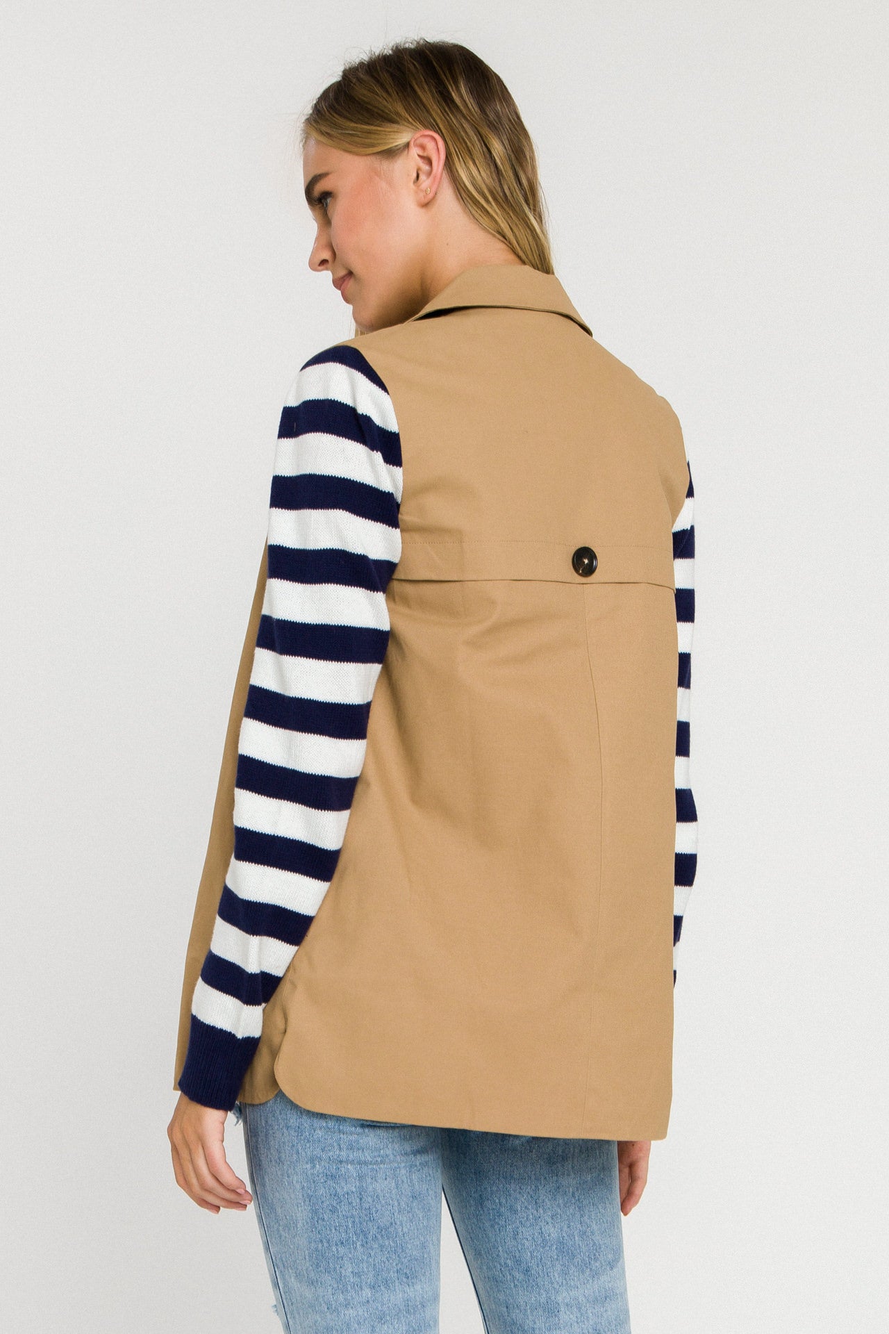 ENGLISH FACTORY - Contrast Sleeve Jacket - JACKETS available at Objectrare