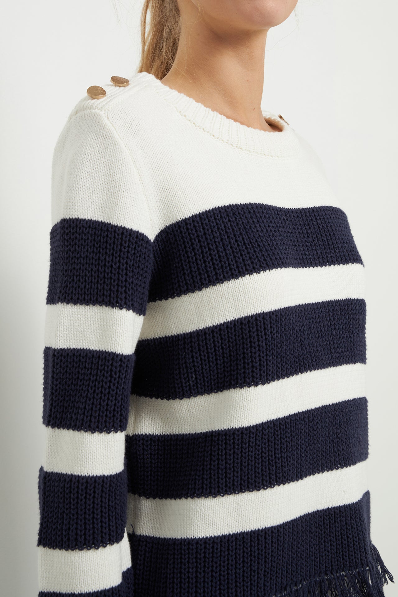 ENGLISH FACTORY - NAUTICAL KNIT SWEATER - SWEATERS & KNITS available at Objectrare